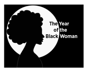 A black woman portrait given as a theme of the year for the 'Year of the Black Woman'.