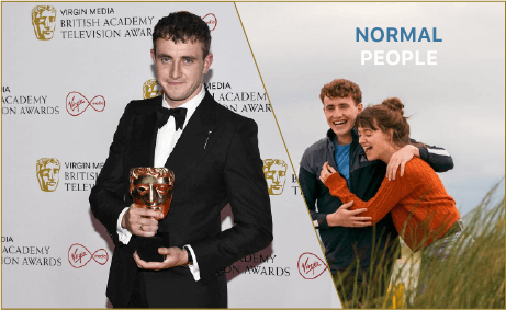 The normal people series has been awarded by Virgin Media British Academy Television Awards.